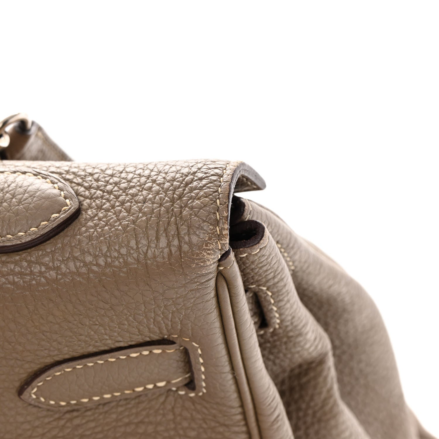 Hermes Togo Kelly Retourne 35 Etoupe 12 of 31