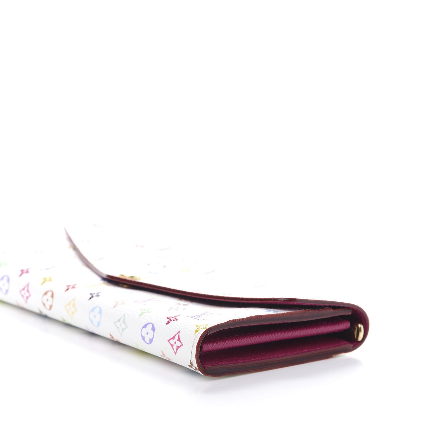 Monogram Multicolor Sarah Wallet NM White Eglantine
