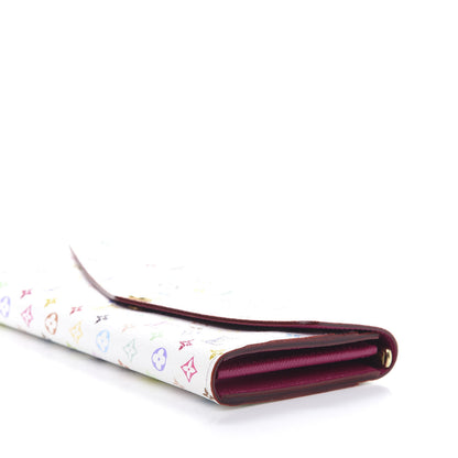 Louis Vuitton Monogram Multicolor Sarah Wallet NM White Eglantine 7 of 9