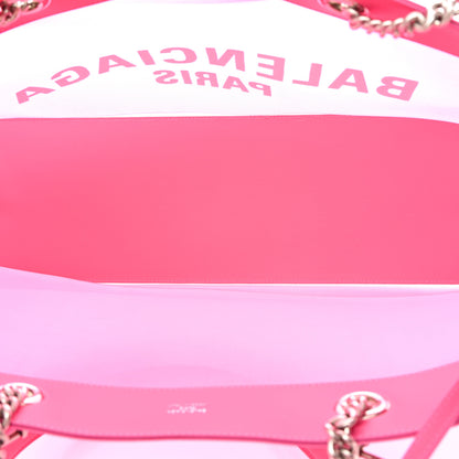 Balenciaga Mesh Large Duty Free Tote Fuchsia White 6 of 15