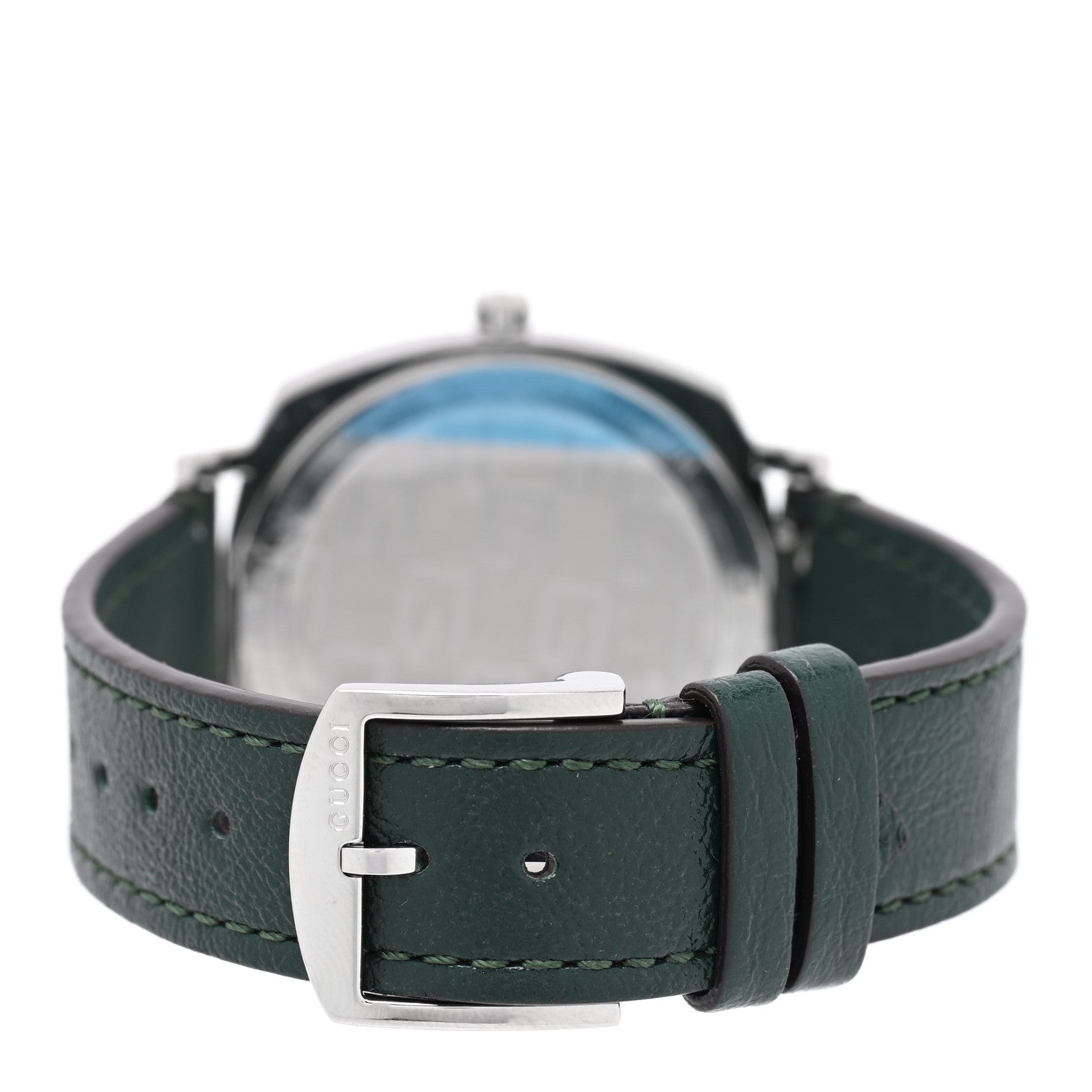 Gucci Stainless Steel Calfskin 35mm Grip Quartz Watch Green 3 of 5