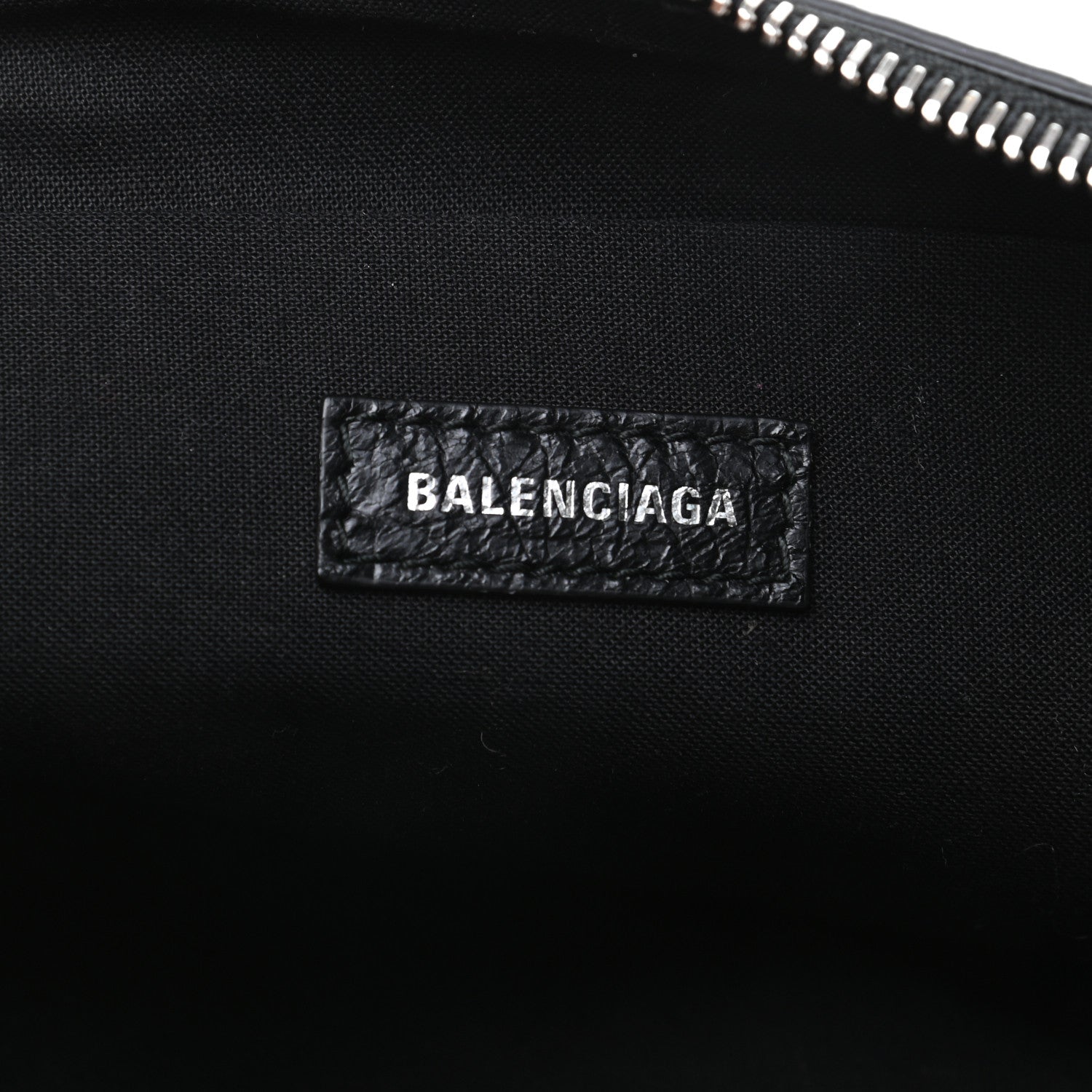 Balenciaga Lambskin Supermarket I Love Techno Pouch Black 6 of 7