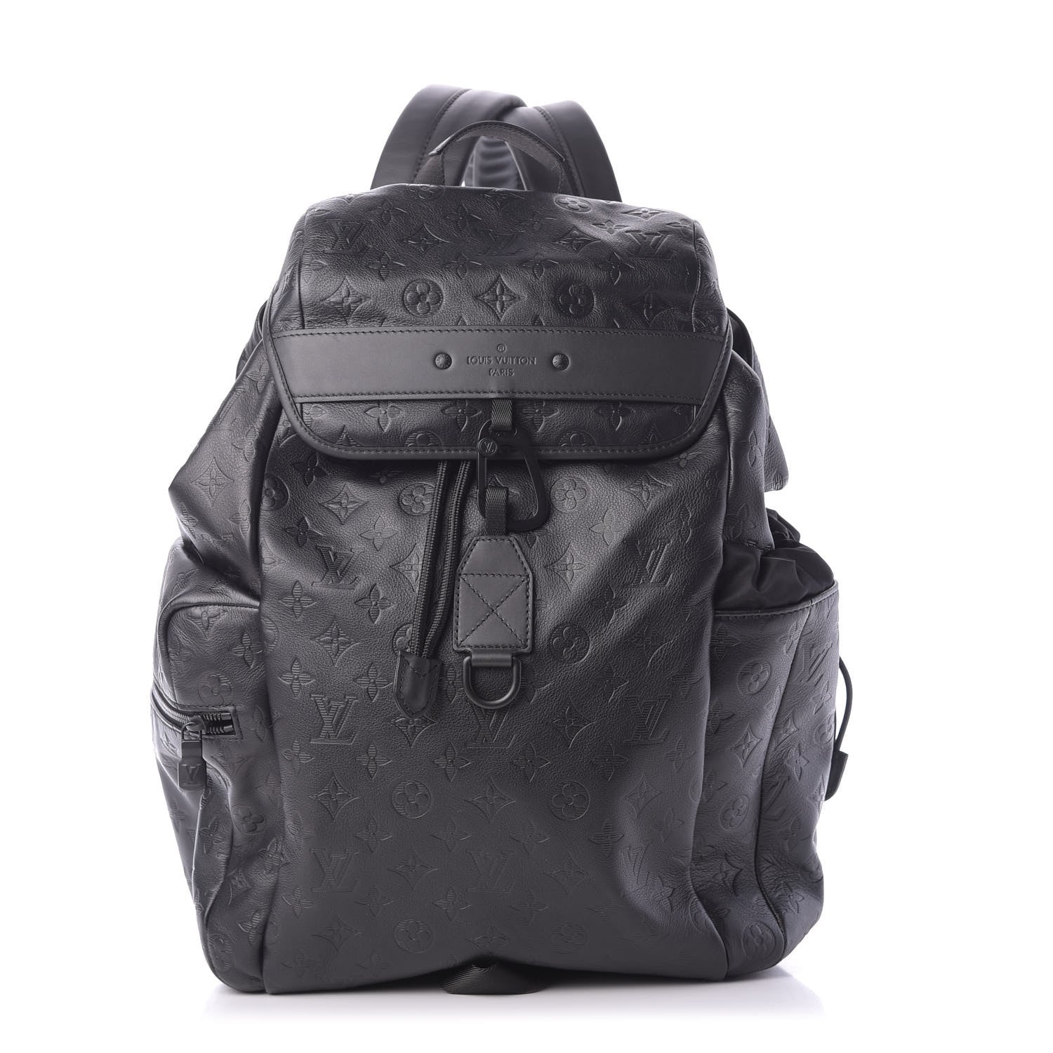 Louis Vuitton Calfskin Monogram Shadow Discovery Backpack Black 1 of 11