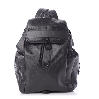 Louis Vuitton Calfskin Monogram Shadow Discovery Backpack Black 1 of 11