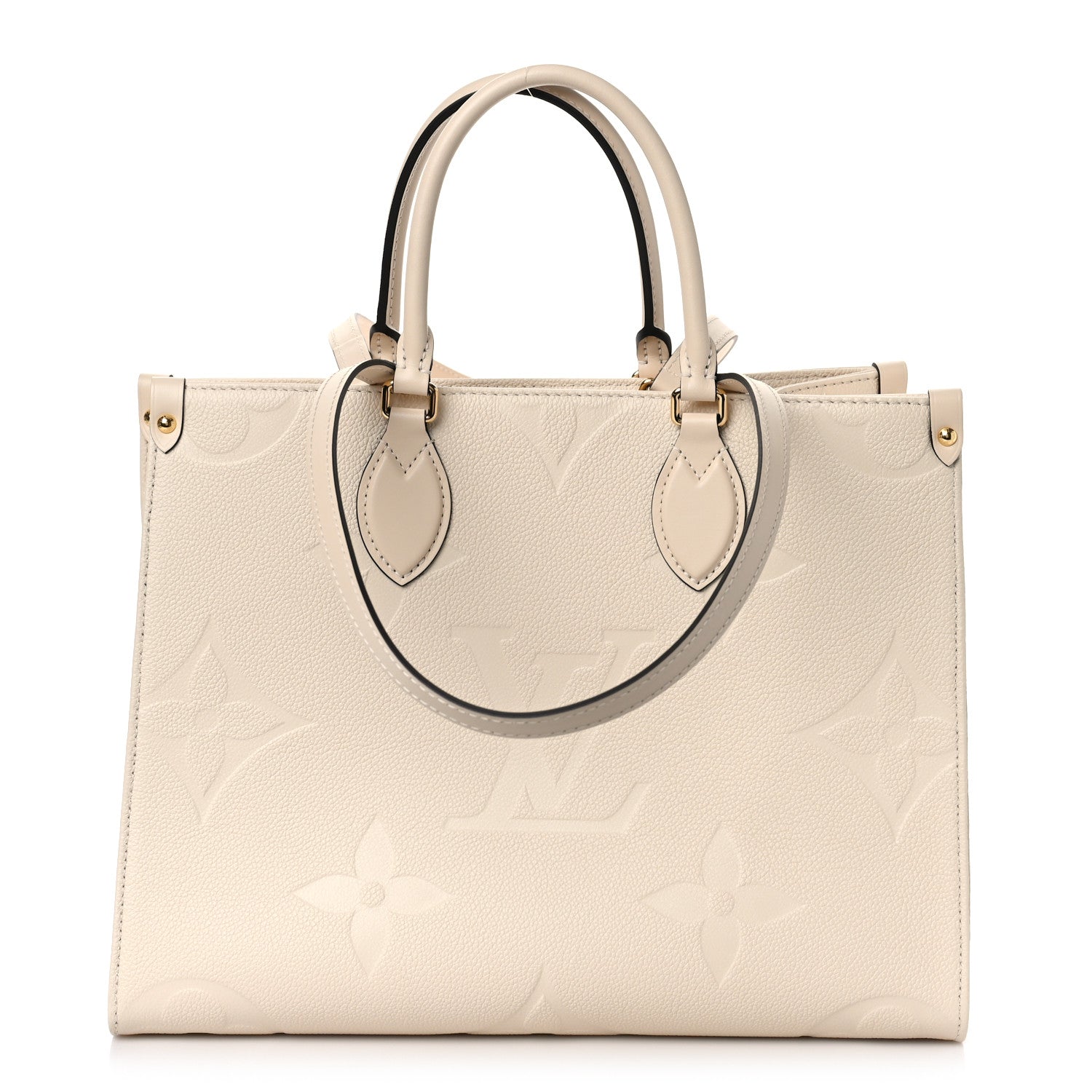 Louis Vuitton Empreinte Monogram Giant Onthego MM Creme 1 of 9