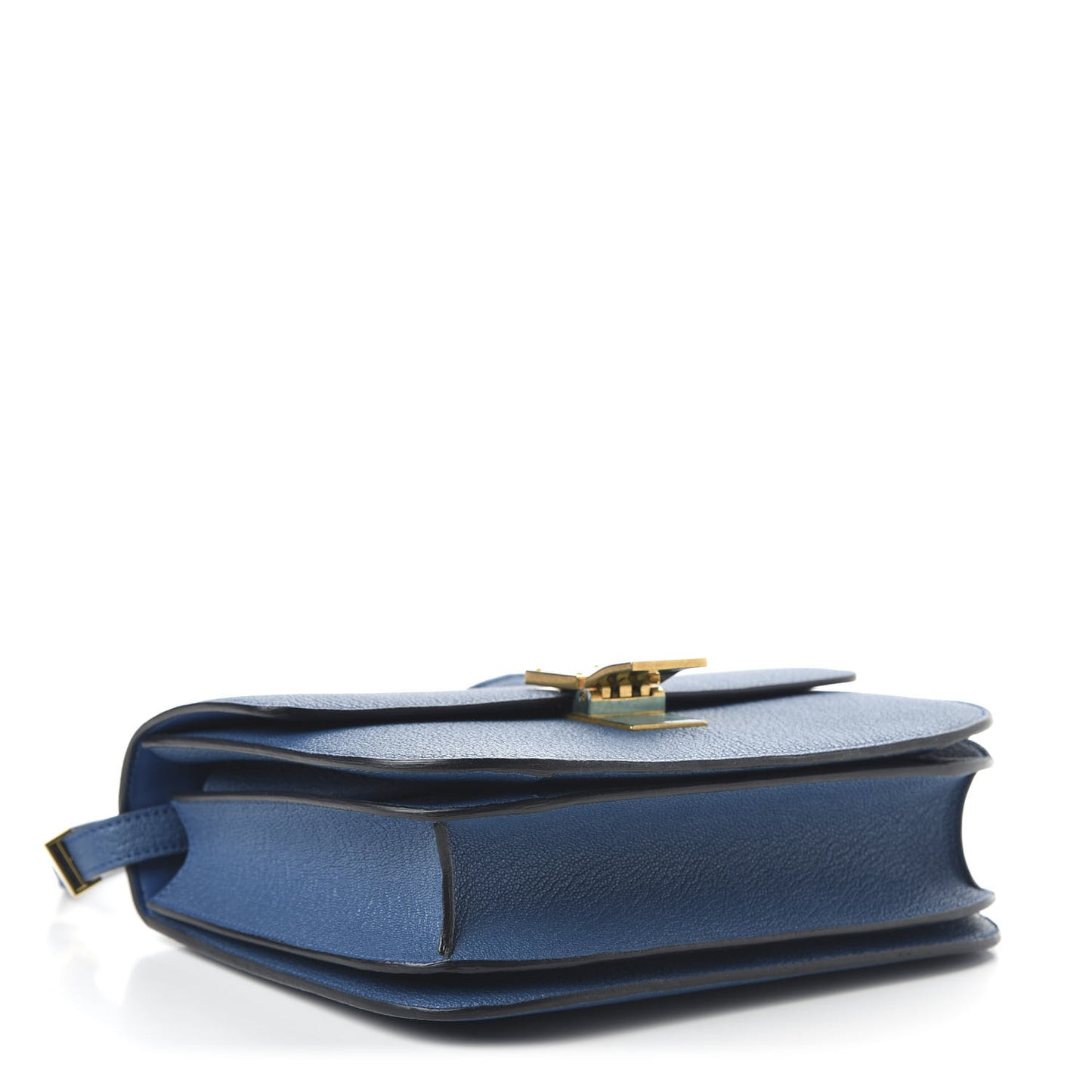 Goatskin Medium Classic Box Flap Bag Deepsea