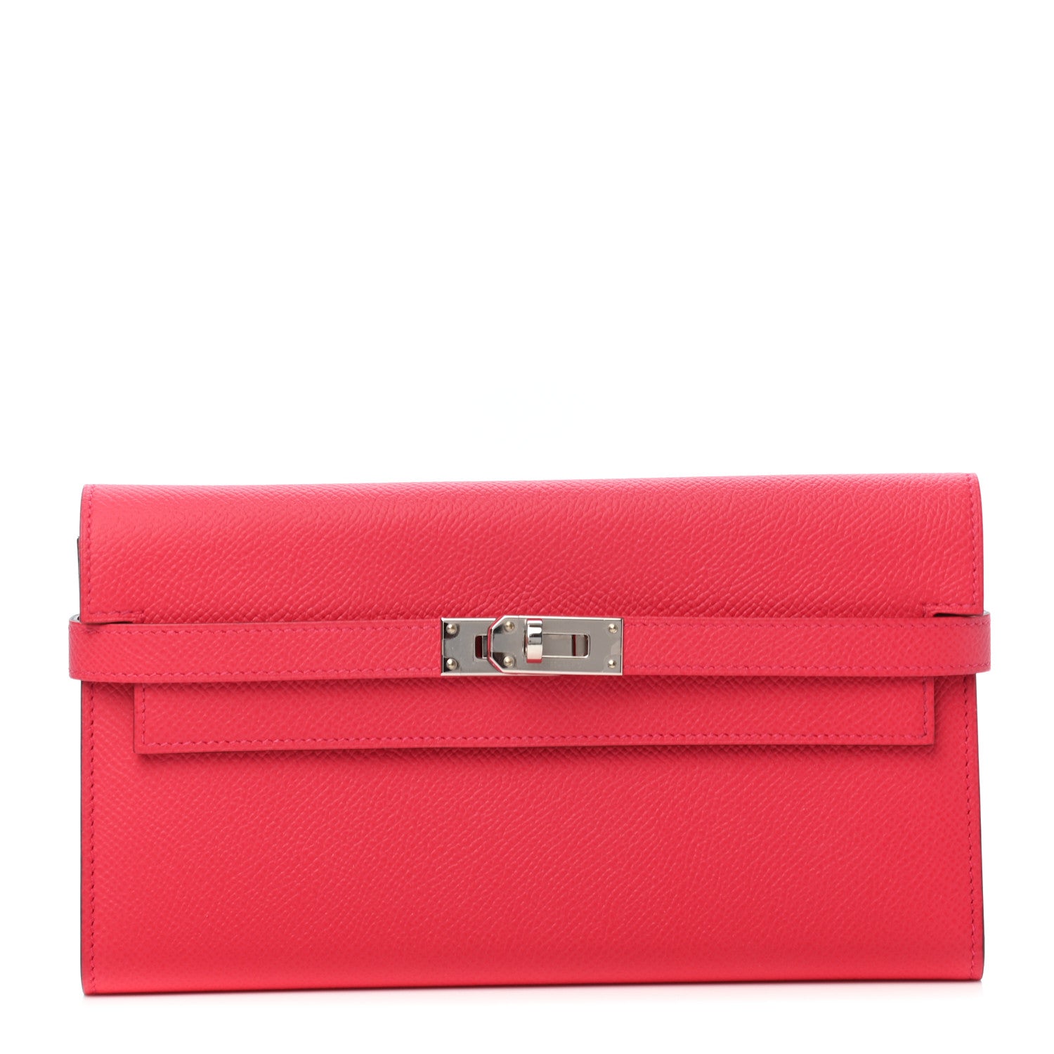 Hermes Epsom Kelly Wallet To Go Rose Extreme 1 of 8