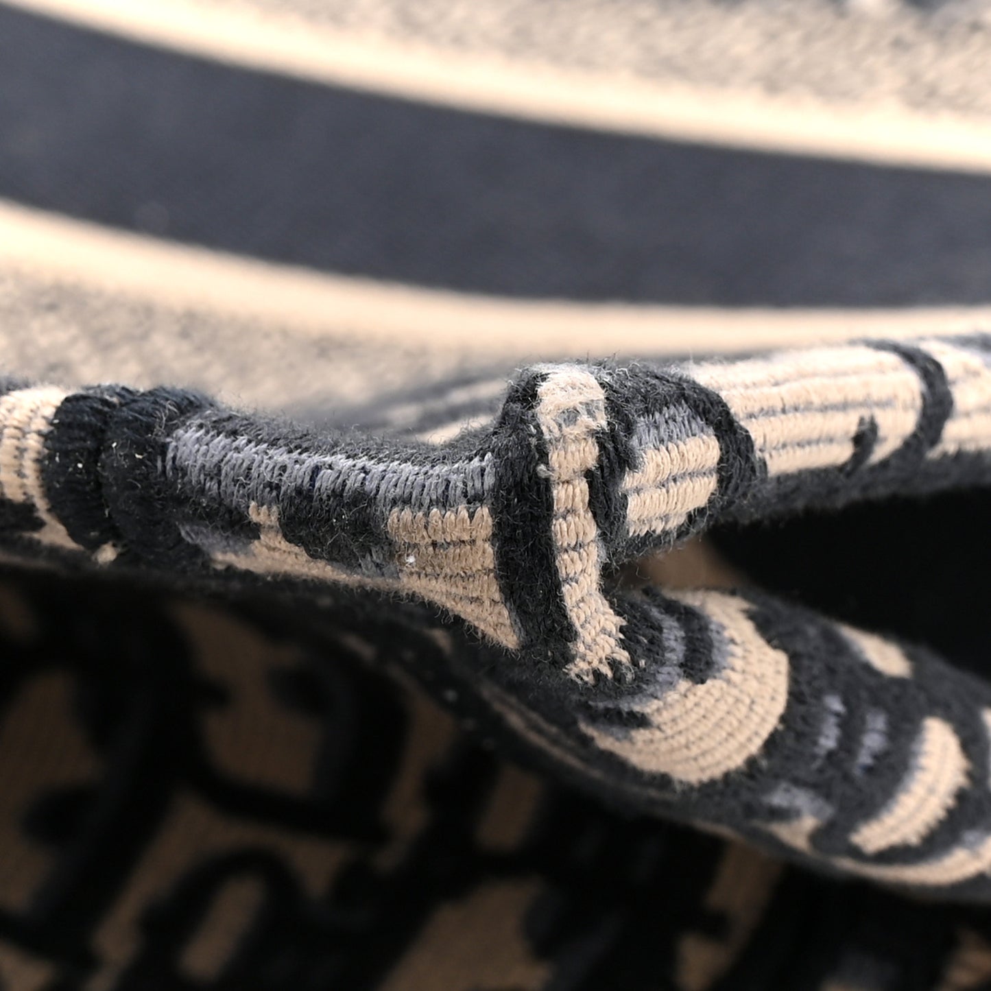 Oblique Medium Book Tote Blue Multicolor