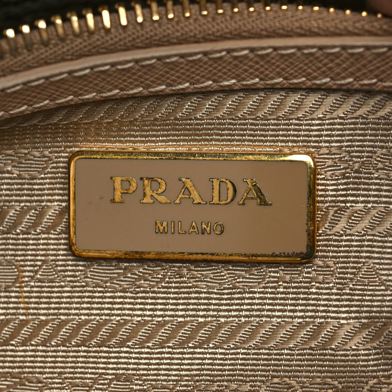 Prada Saffiano Lux Medium Tote Sabbia 6 of 11