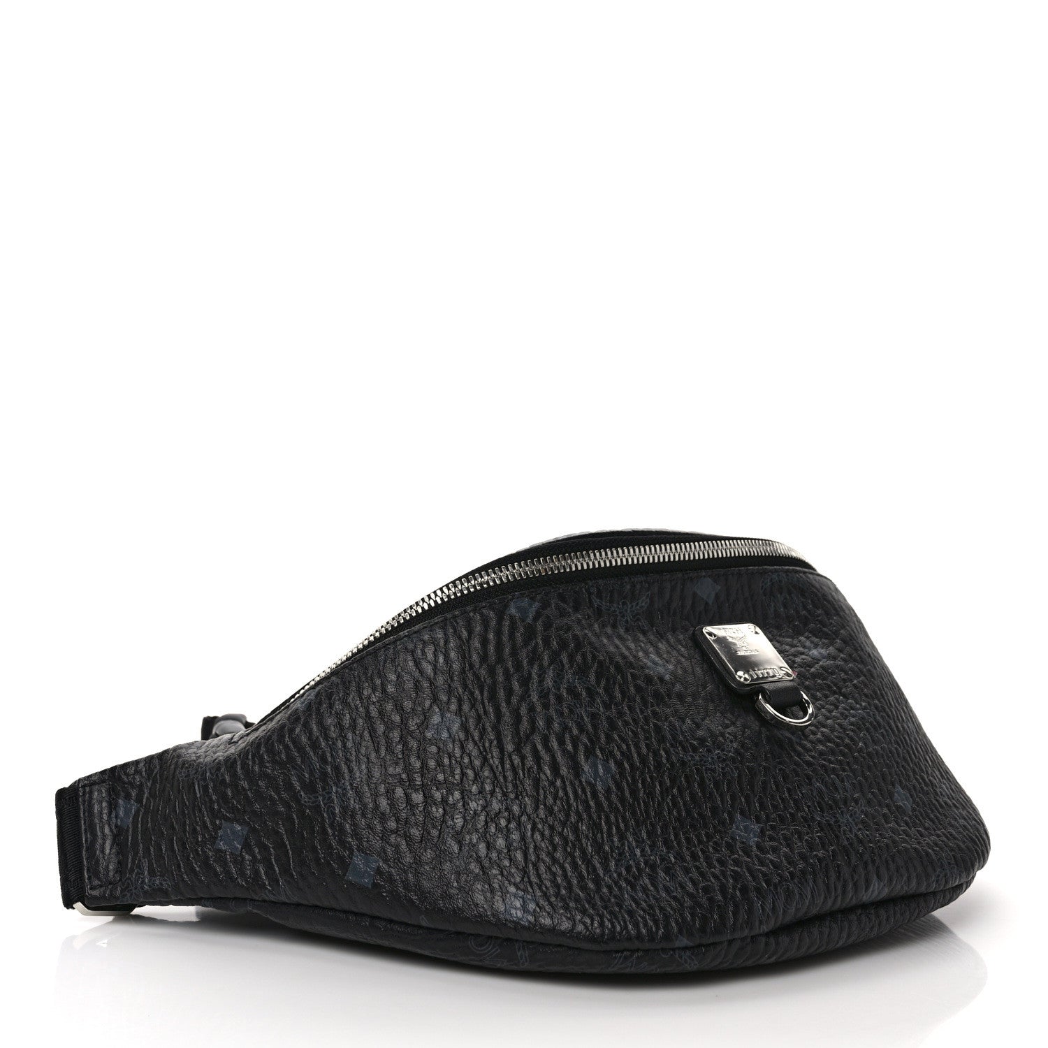 MCM Visetos Small Stark Belt Bag Black 4 of 8