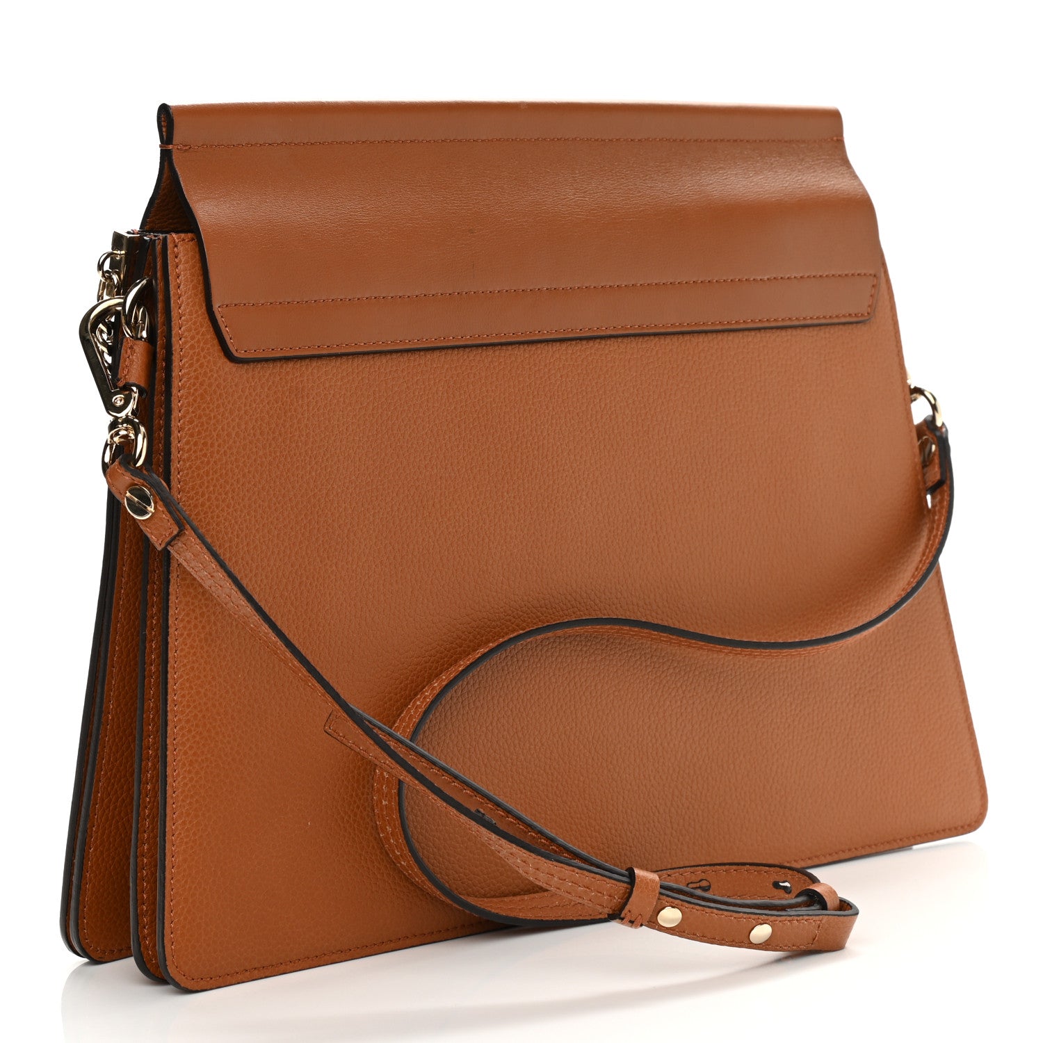 Chloe Goatskin Medium Faye Shoulder Bag Caramel 3 of 11