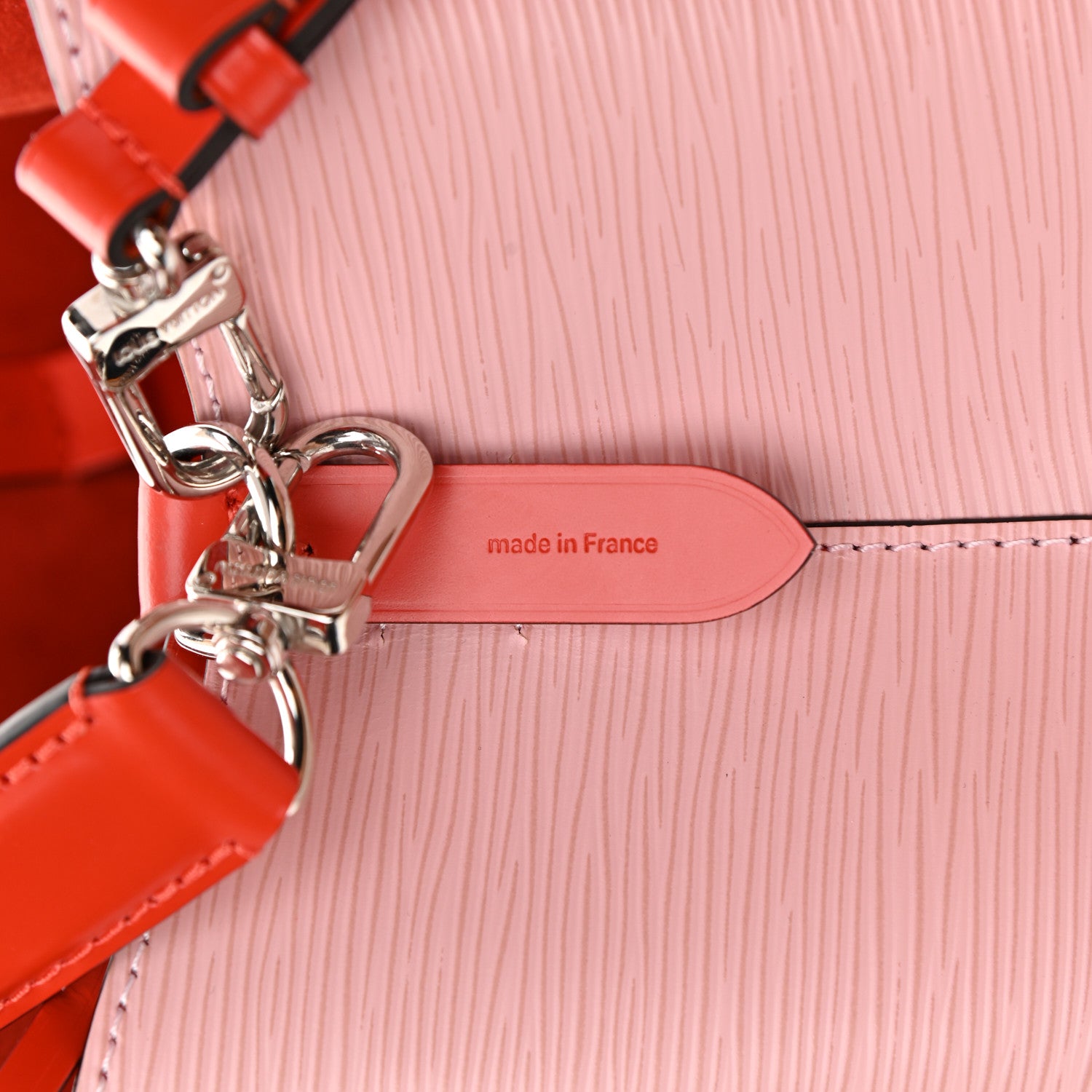 Louis Vuitton Epi NeoNoe Rose Ballerine Orange 7 of 12
