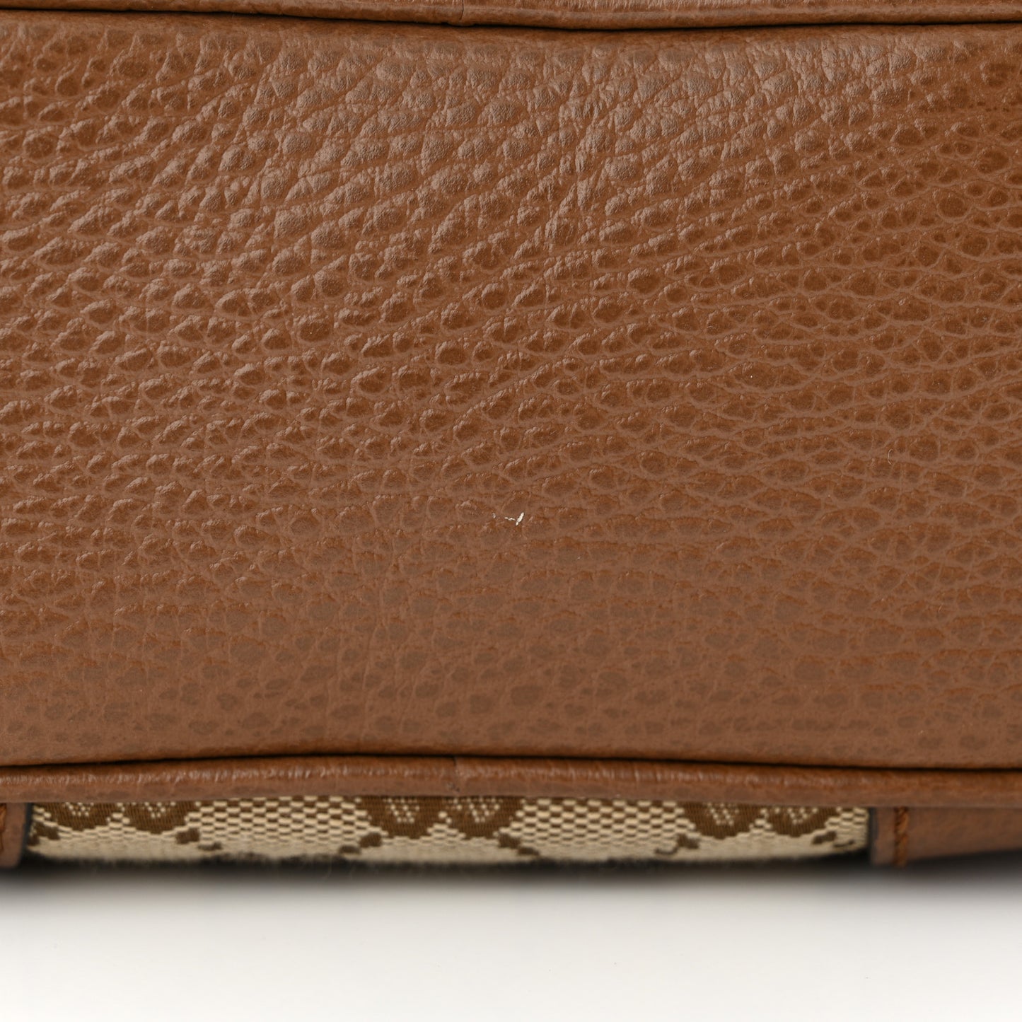 Monogram Mini Bree Messenger Bag Beige Tabacco
