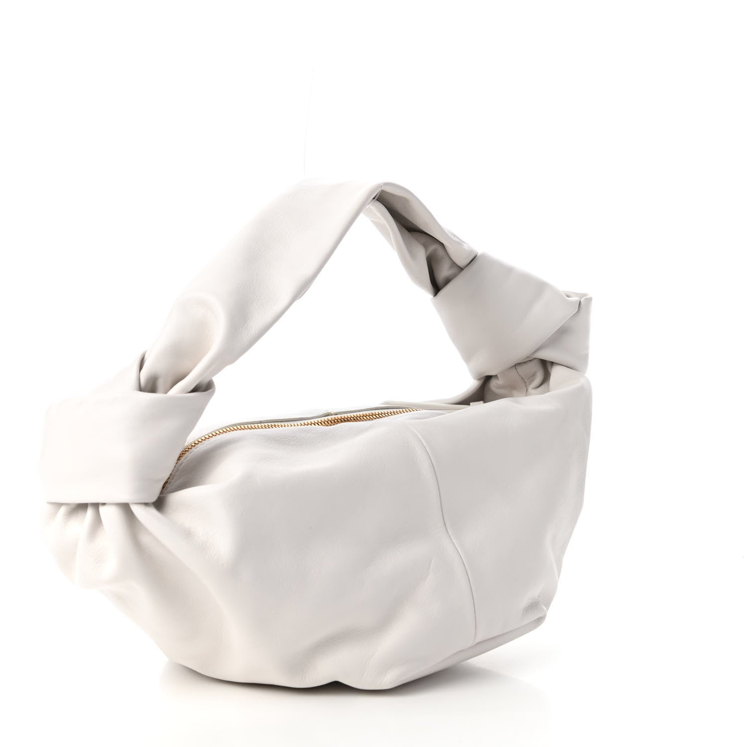 Bottega Veneta Calfskin Mini Double Knot Bag White 3 of 10