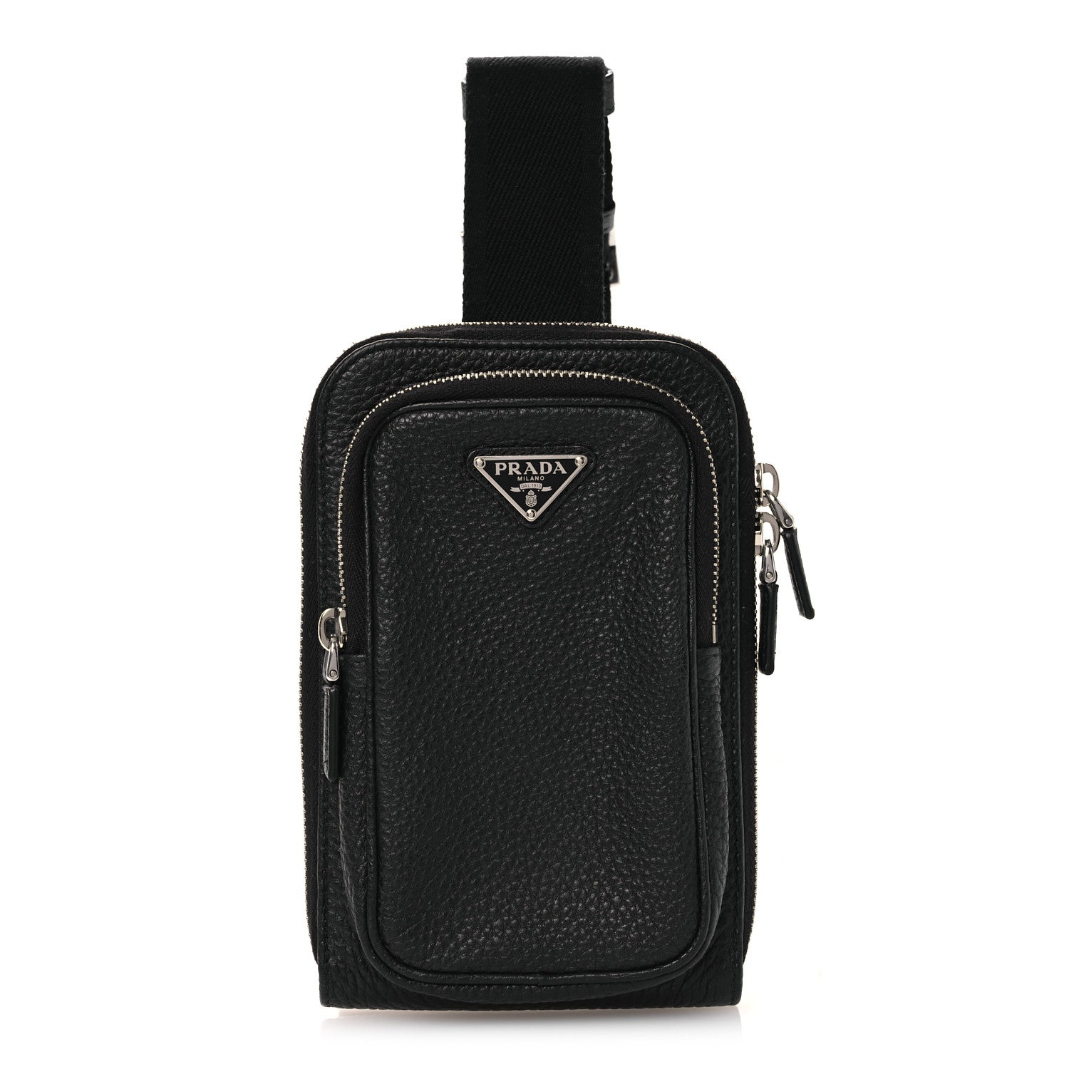 Prada Vitello Daino Sling Bag Black 1 of 10