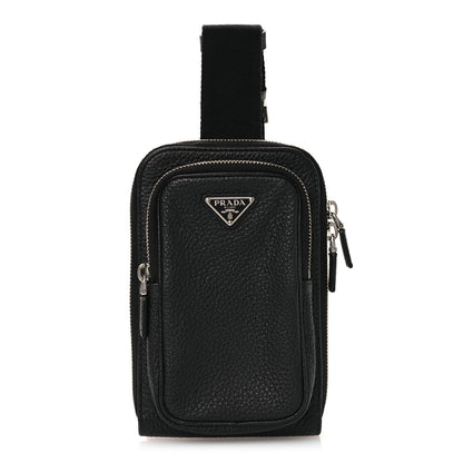 Prada Vitello Daino Sling Bag Black 1 of 10