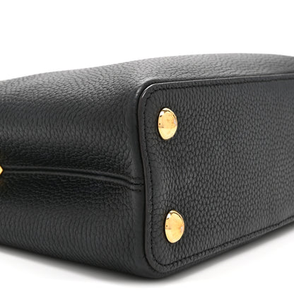 Louis Vuitton Taurillon Capucines BB Black 8 of 9