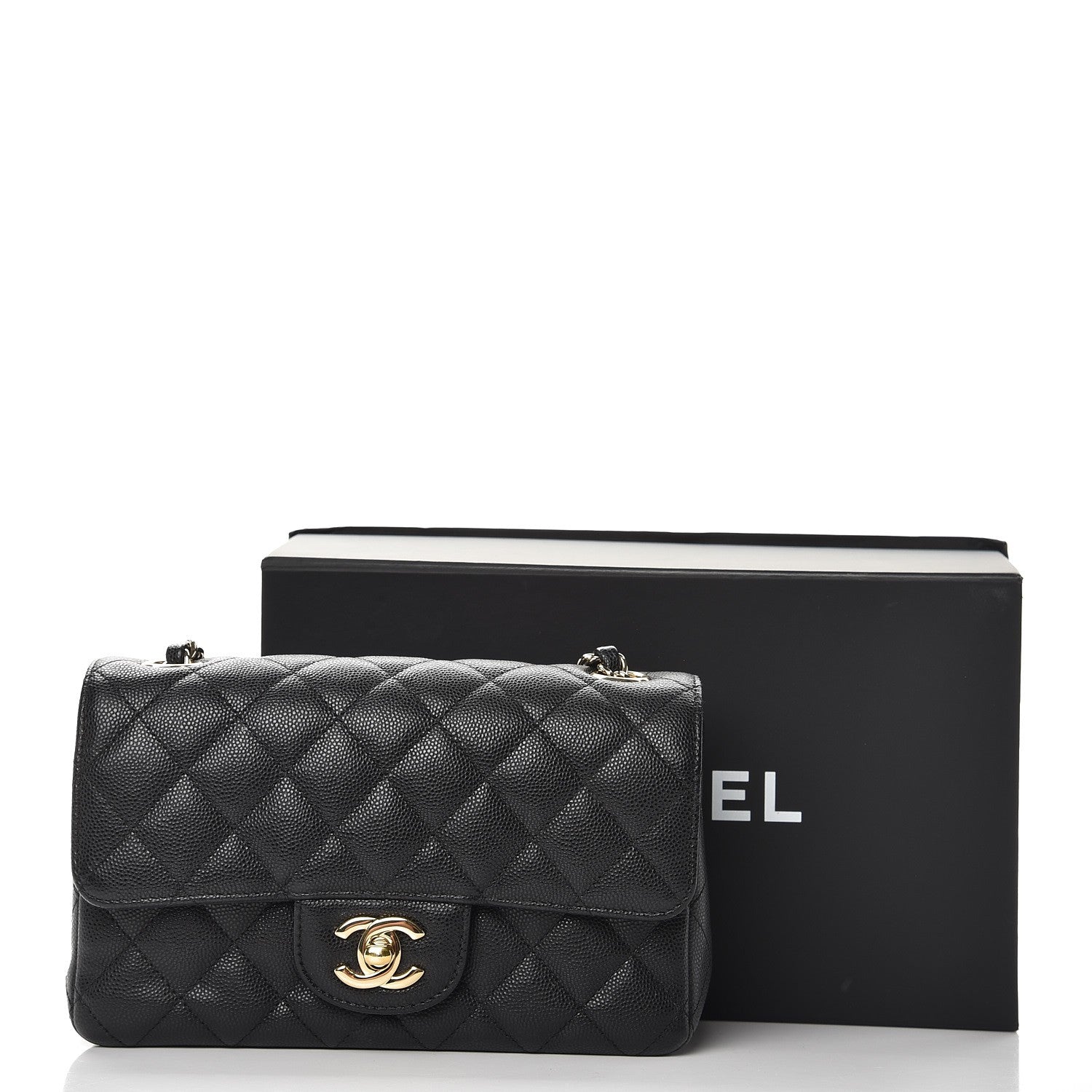 Chanel Caviar Quilted Mini Rectangular Flap Black 10 of 10