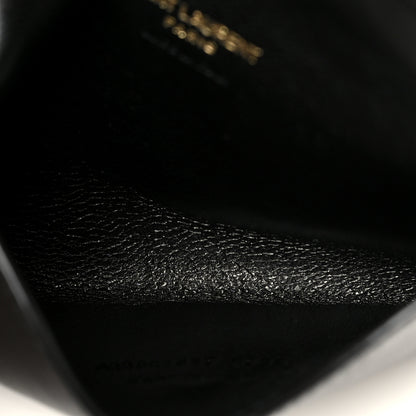 Saint Laurent Lambskin Chevron Quilted Small Loulou Hortensia 10 of 14