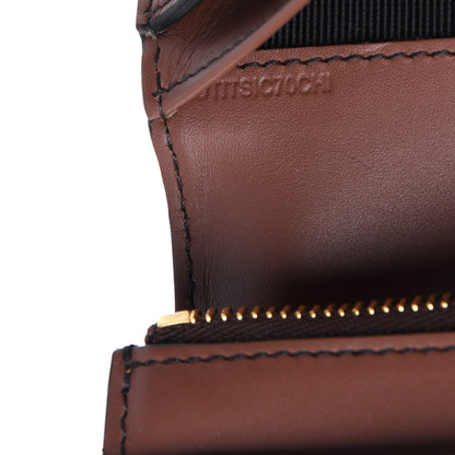 Burberry Grainy Calfskin House Check Vertical Wallet Tan 8 of 9