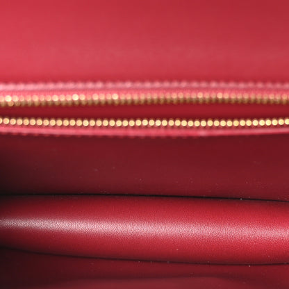 Celine Shiny Calfskin Chain Besace Triomphe Carmin 5 of 10