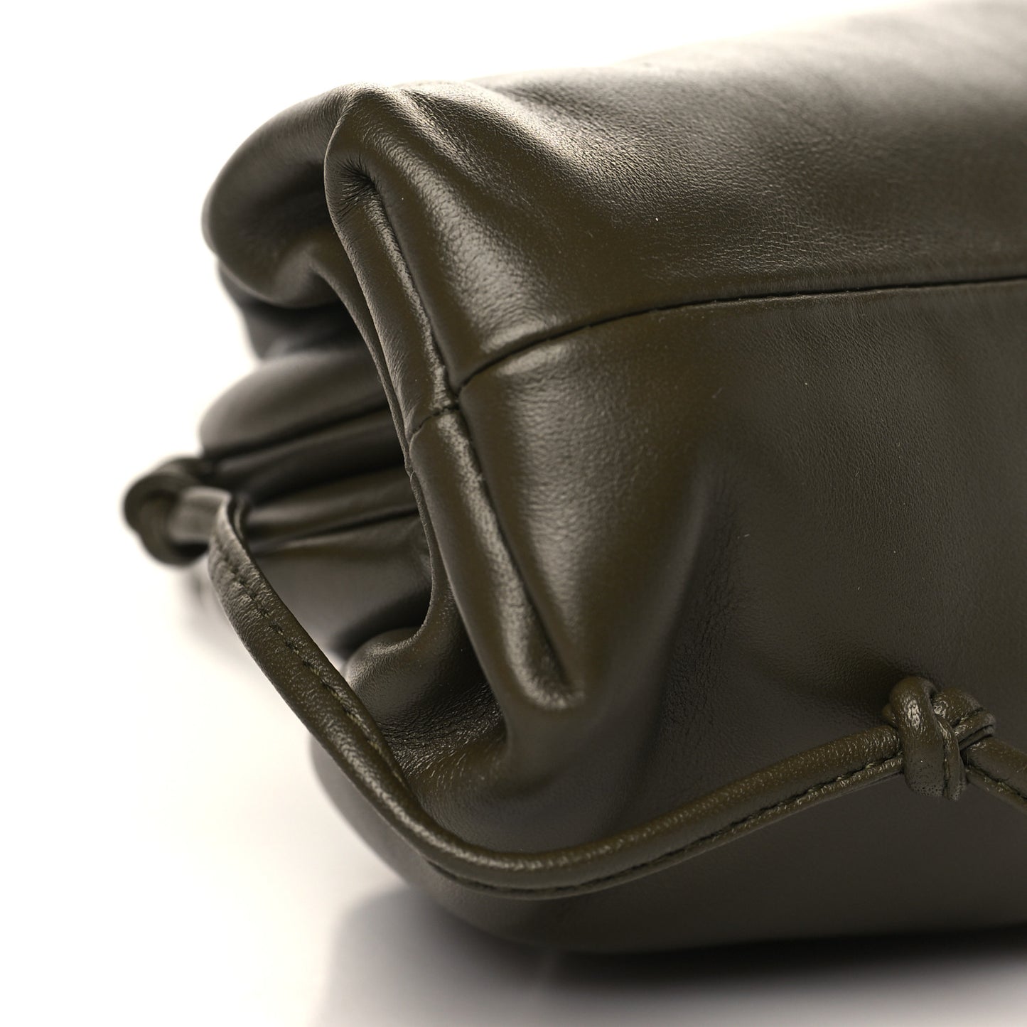 Butter Calfskin The Mini Pouch Kaki Fondente