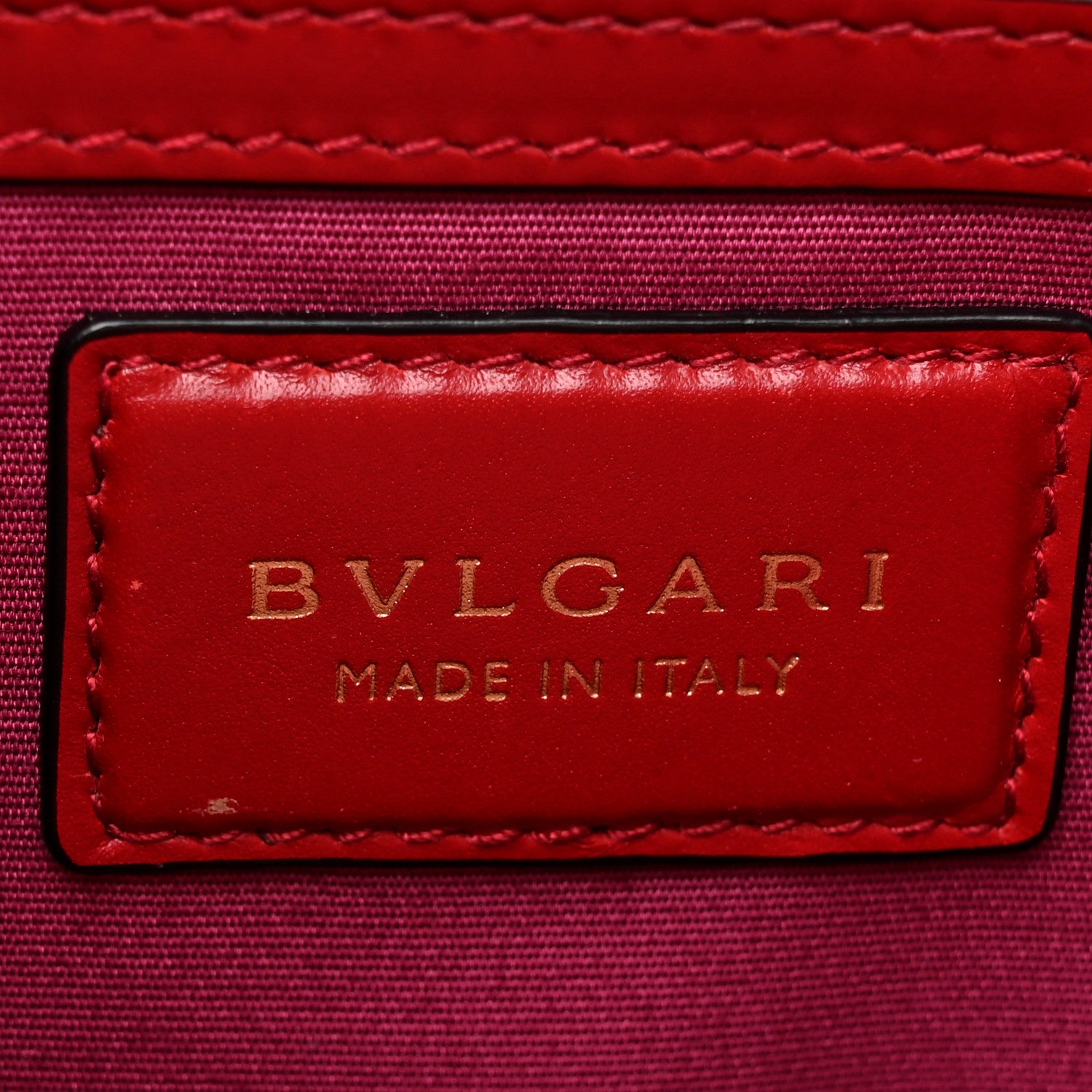Bulgari Calfskin Serpenti Forever Shoulder Bag Red 7 of 14