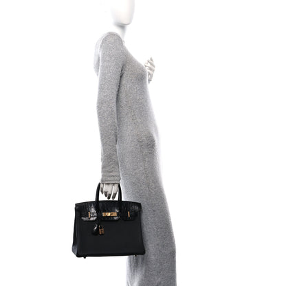 Hermes Togo Matte Alligator Birkin Touch 30 Black 3 of 10