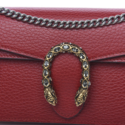 Gucci Calfskin Super Mini Dionysus Shoulder Bag Hibiscus Red 8 of 8