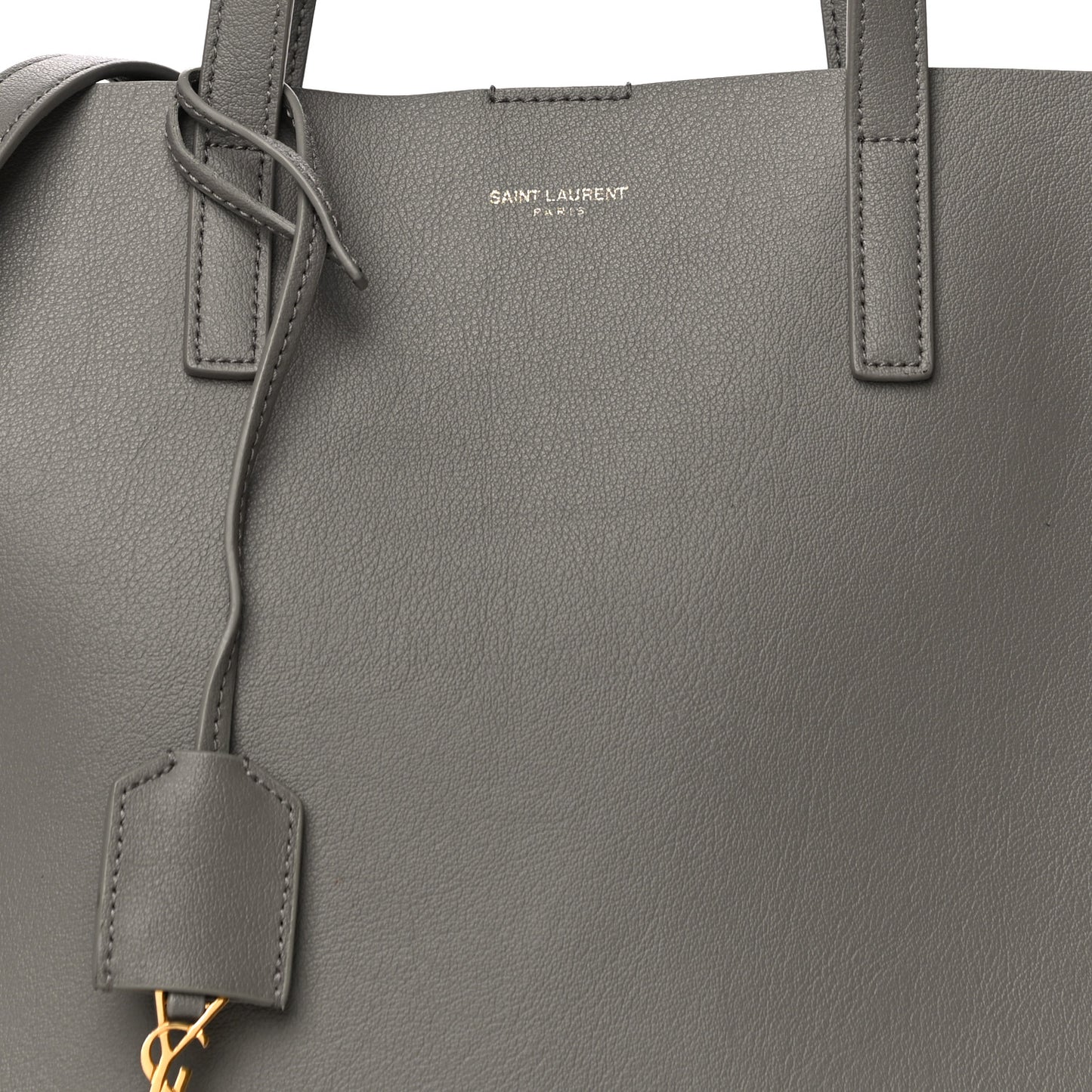 Calfskin Toy Shopping Tote Earth Grey
