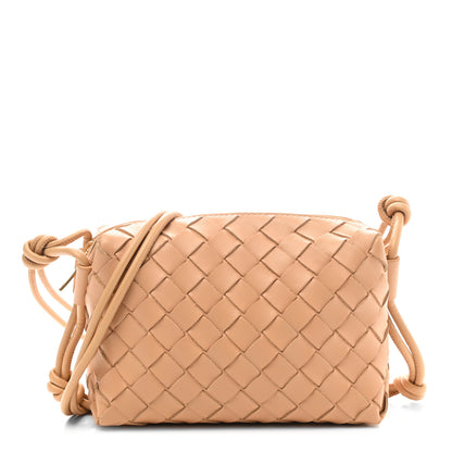 Bottega Veneta Nappa Intrecciato Mini Loop Camera Bag Almond 1 of 8