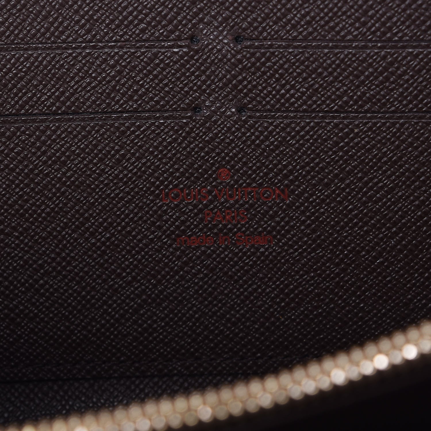 Louis Vuitton Damier Ebene Zippy Wallet 5 of 8