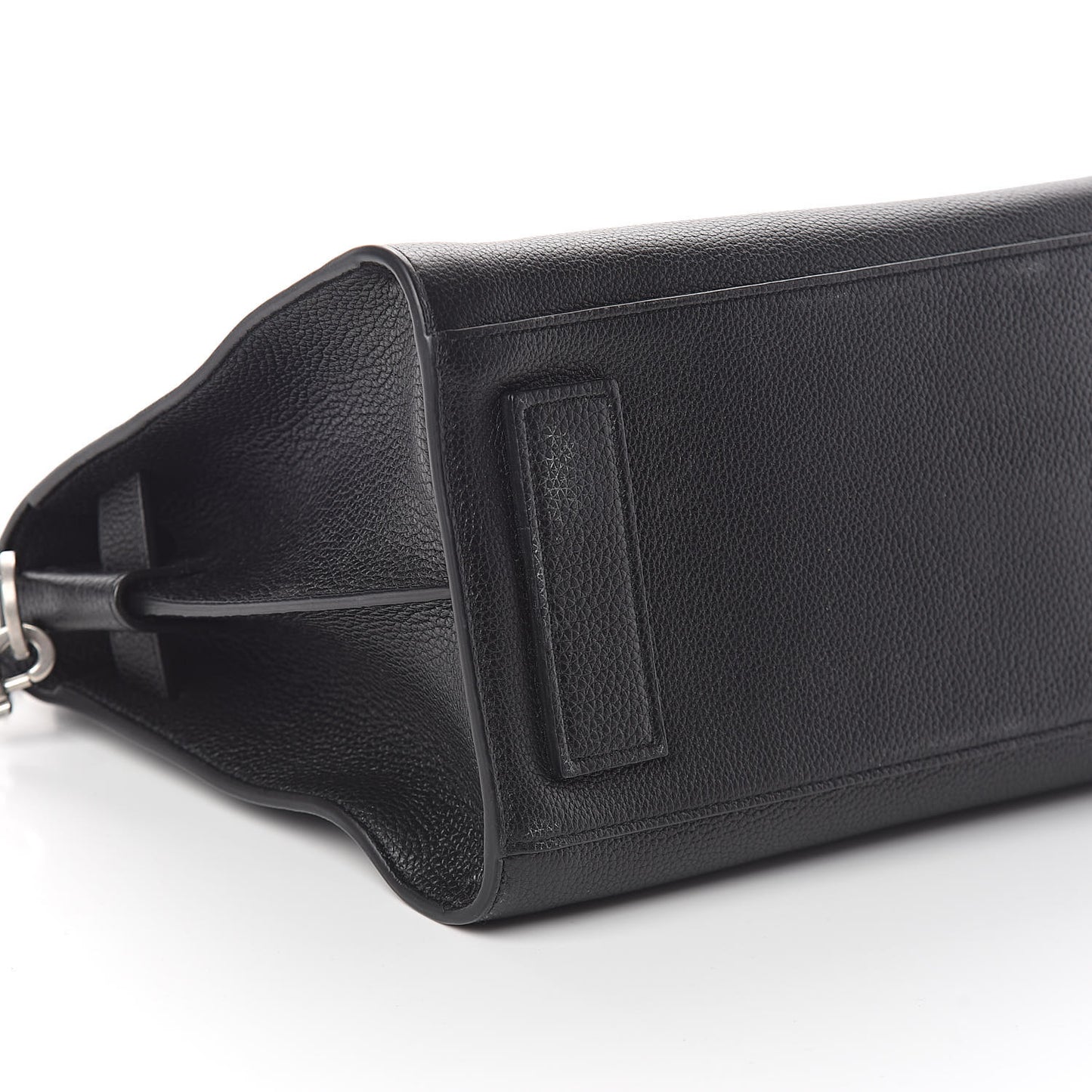 Grained Calfskin Baby Supple Sac De Jour Black
