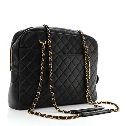 Chanel Lambskin Quilted Shoulder Bag Black 2 of 11