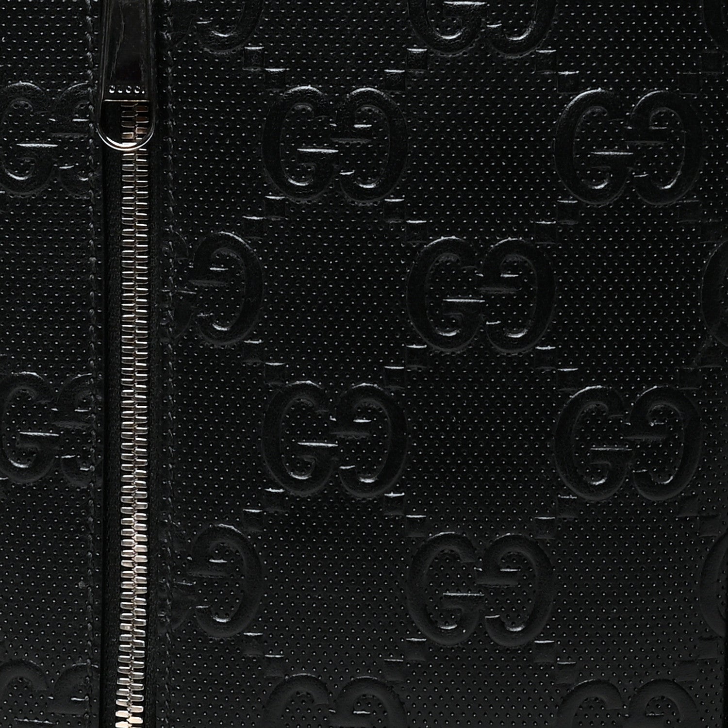 Gucci Calfskin GG Tennis Embossed Sling Backpack Black 6 of 8