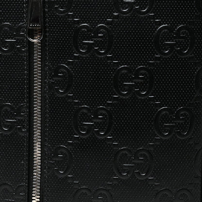 Gucci Calfskin GG Tennis Embossed Sling Backpack Black 6 of 8