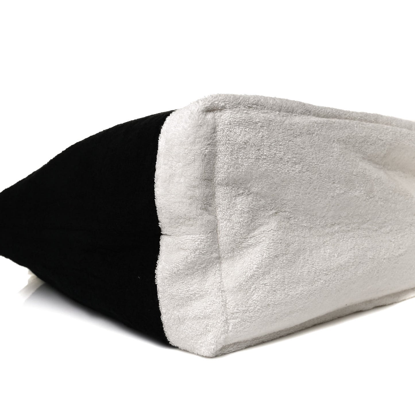 Terry Cotton CC Beach Tote Towel Set Black White