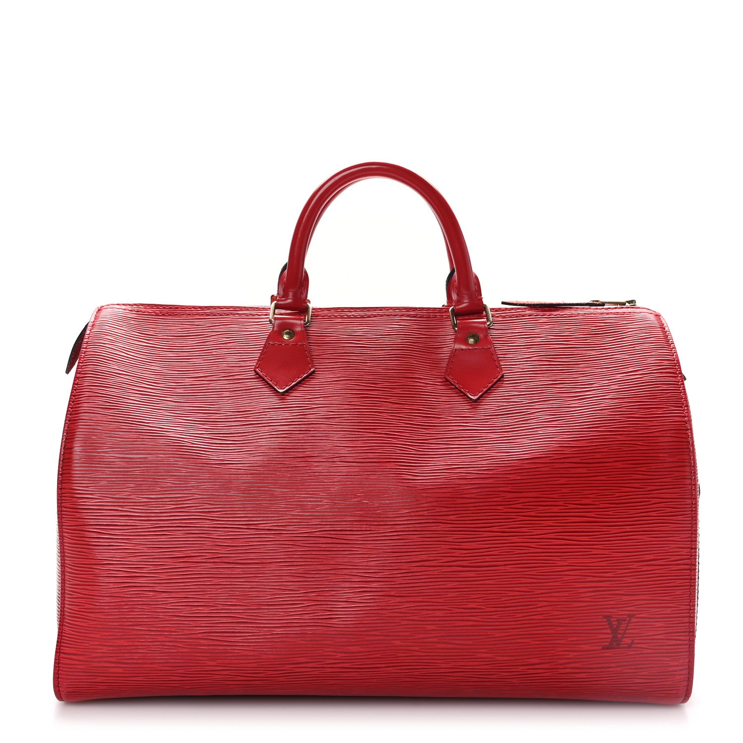 Louis Vuitton Epi Speedy 35 Castillan Red 1 of 11