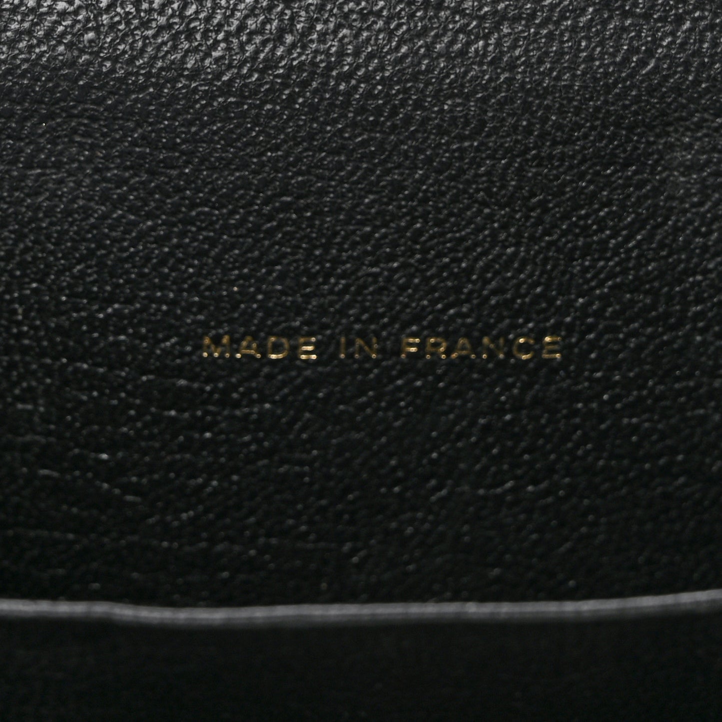 Goatskin Compact CC Flap Wallet Black
