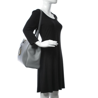 Fendi Vitello Elite Flamingo Regular 2Jours Tote Grigio Grigio Chiaro 2 of 8