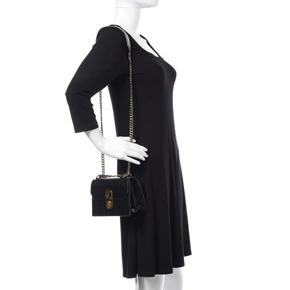 Christian Louboutin Calfskin Large Elisa Shoulder Bag Black 2 of 12