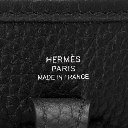 Hermes Taurillon Clemence Evelyne TPM Black 6 of 11