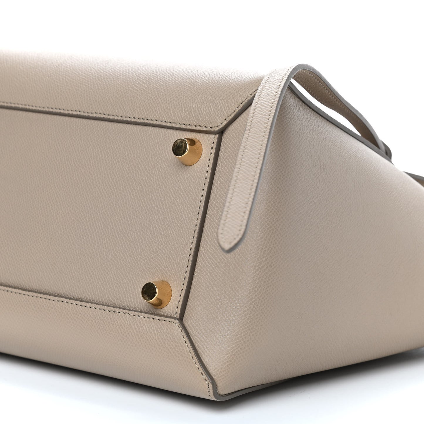 Grained Calfskin Mini Belt Bag Light Taupe
