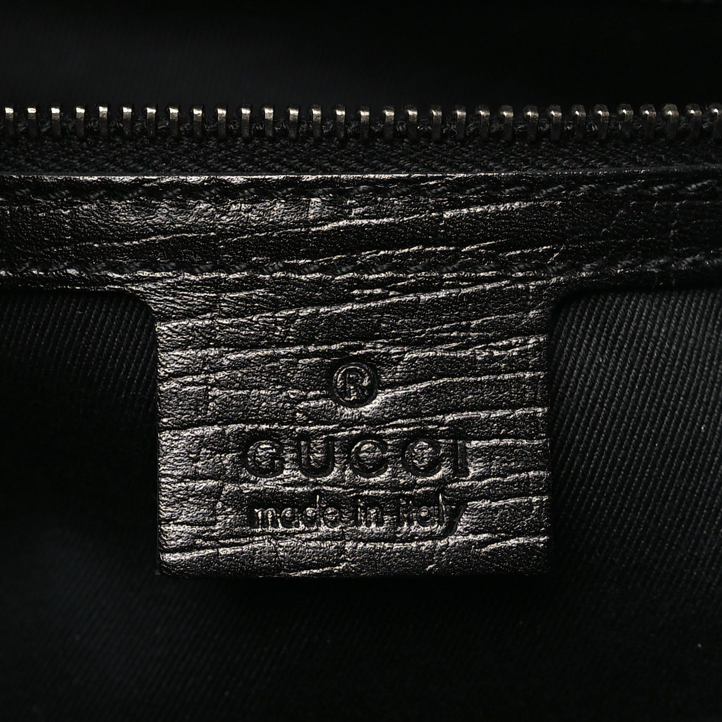 Monogram Bamboo Bullet Bag Black