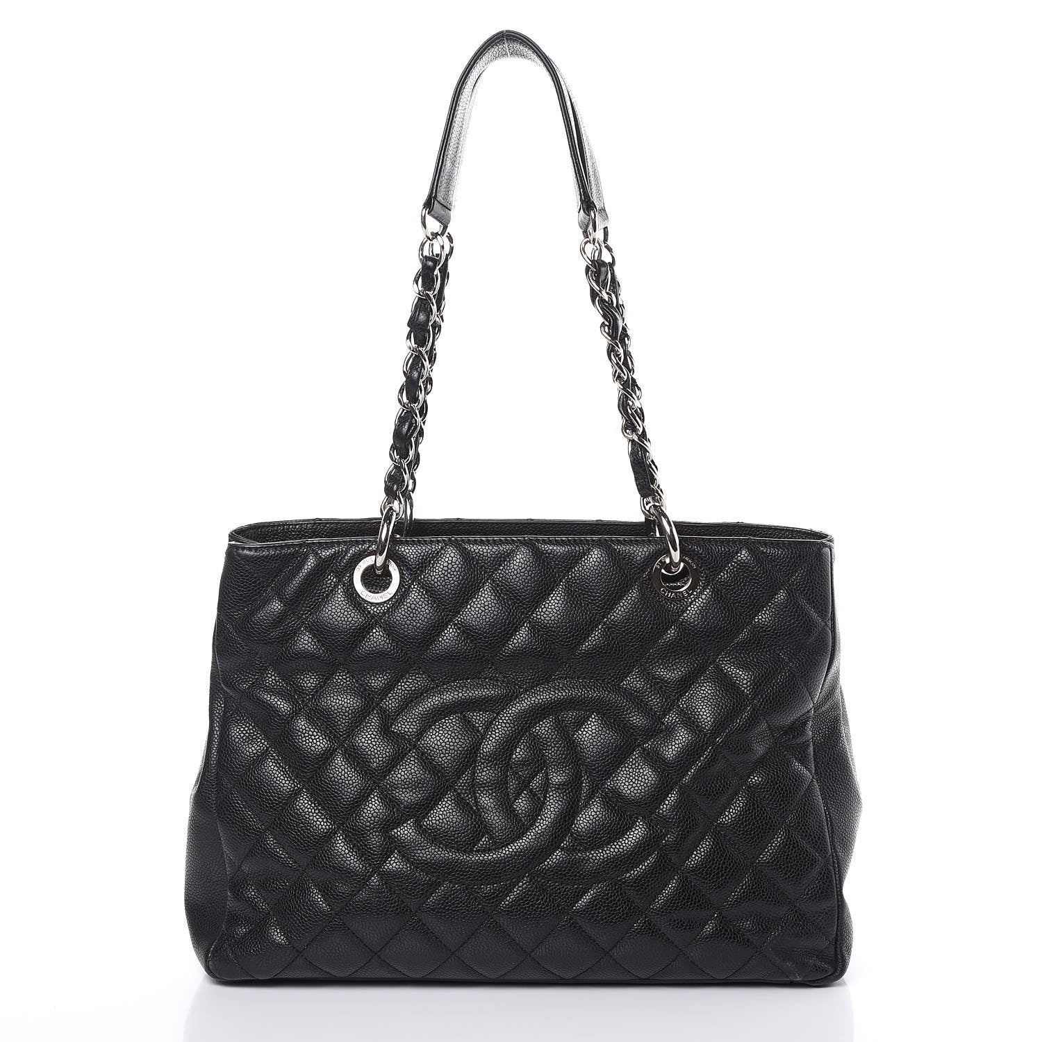 Chanel Caviar Quilted Grand Shopping Tote GST Black 1 of 20