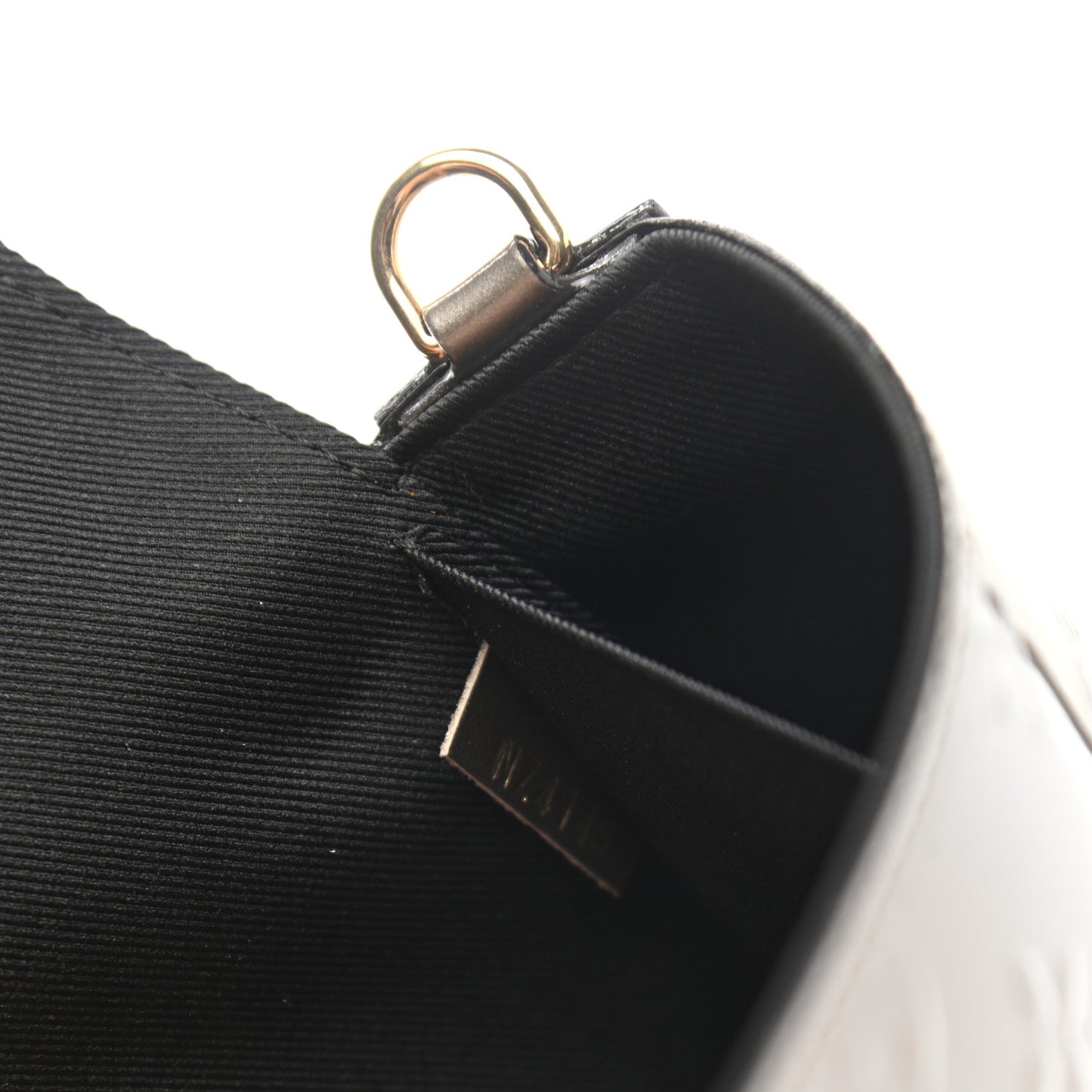 Vernis Felicie Pochette Chain Wallet Champagne Metallise