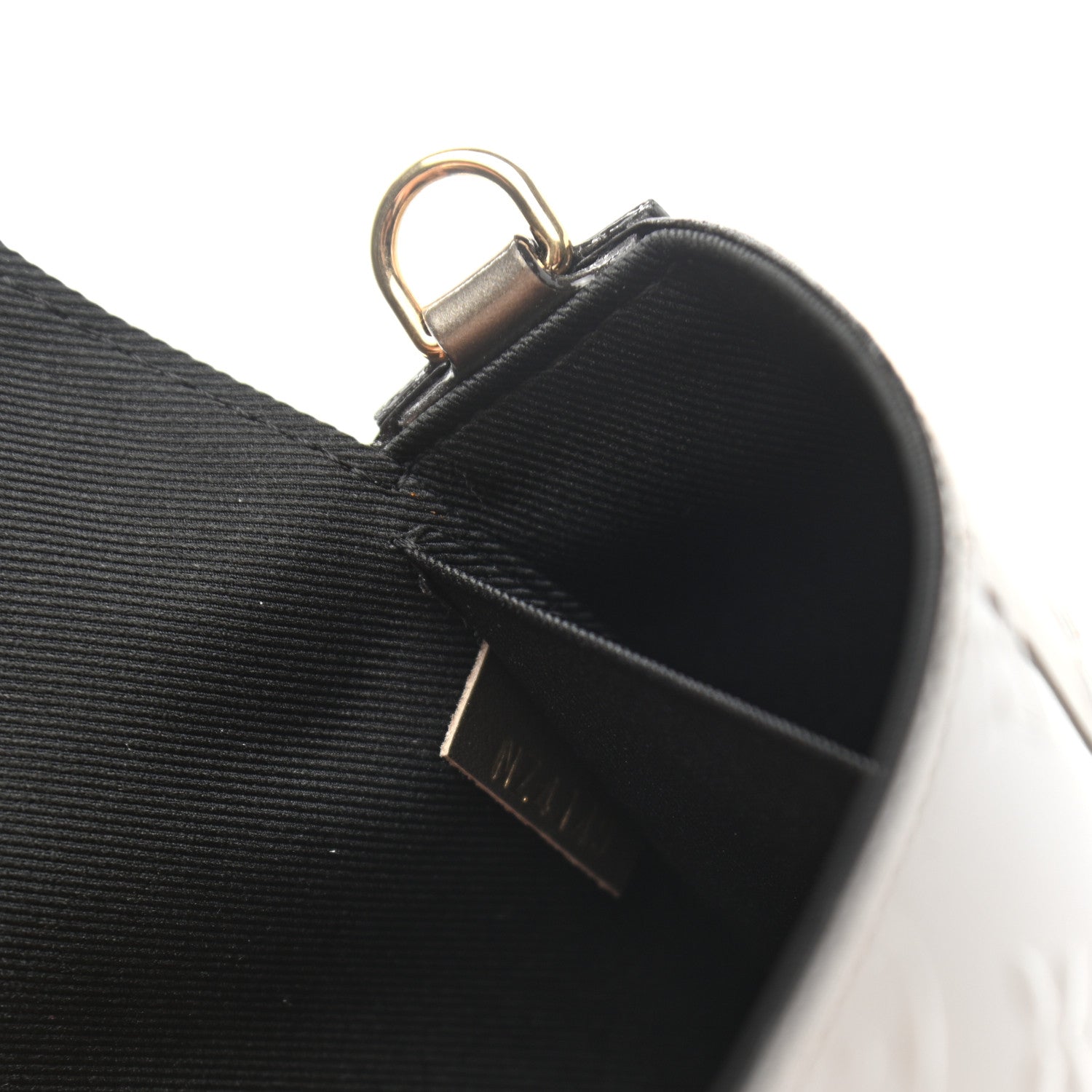 Louis Vuitton Vernis Felicie Pochette Chain Wallet Champagne Metallise 8 of 10