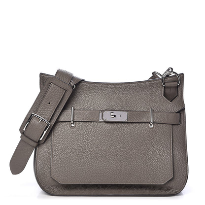 Hermes Taurillon Clemence Jypsiere 31 Etain 1 of 11