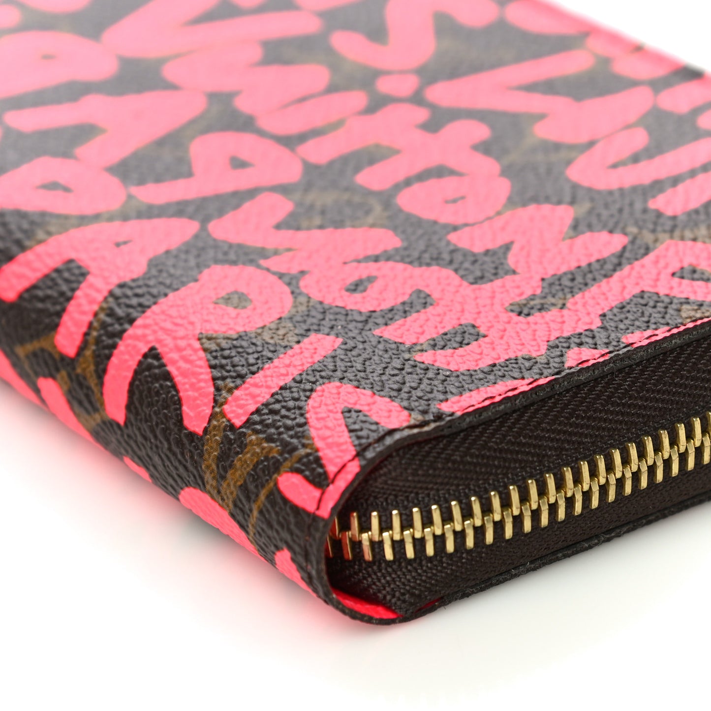 Monogram Graffiti Zippy Wallet Fuchsia