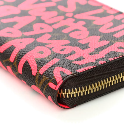 Louis Vuitton Monogram Graffiti Zippy Wallet Fuchsia 9 of 9